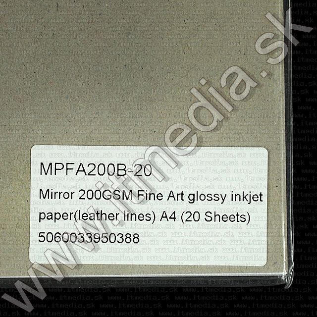 Image of Mirror **Leather Lines** Photo Paper A4 200g (20pk)***OEM*** (IT8739)